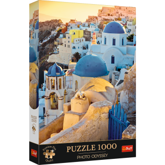 Puzzle - 1000 premium plus  miasteczko oia, santorini trefl 10853