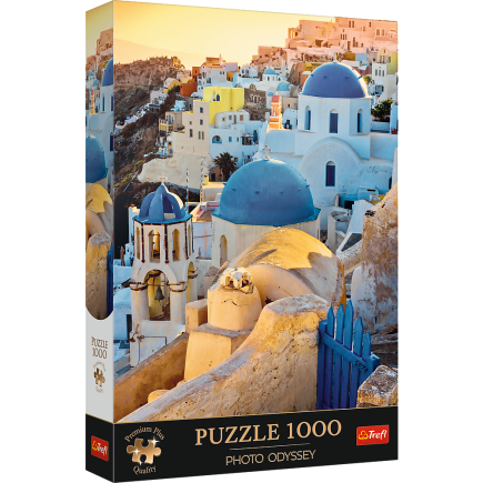 Puzzle - 1000 premium plus  miasteczko oia, santorini trefl 10853