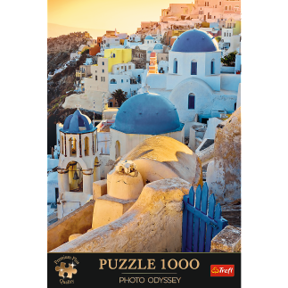 Puzzle Premium Plus Miasteczko Oia, Santorini 1000 elementów Trefl EAN: 5900511108538