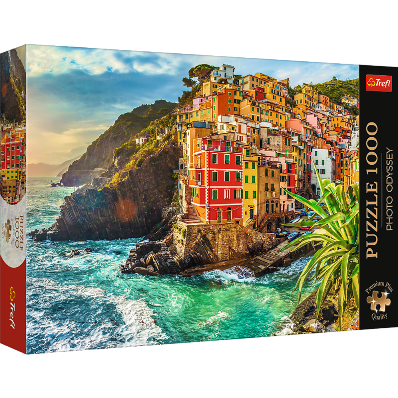 Puzzle 1000 Premium Plus Miasteczko Riomaggiore, Włochy Trefl EAN: 5900511108552