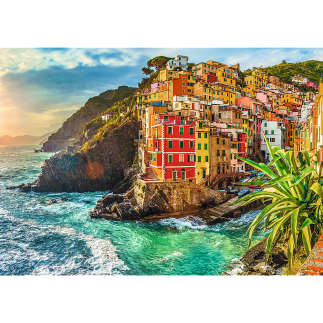 Puzzle 1000 Premium Plus Miasteczko Riomaggiore, Włochy Trefl EAN: 5900511108552