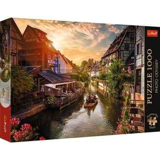 Puzzle- 1000 premium plus mała wenecja w colmar, francja trefl 10816