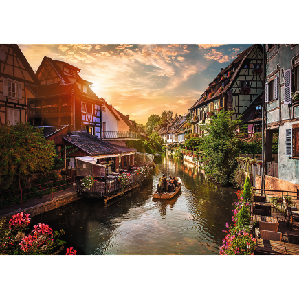 Puzzle 1000 Premium Plus Mała Wenecja w Colmar, Francja Trefl EAN: 5900511108163