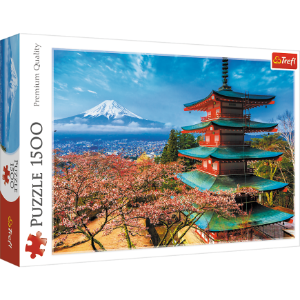 Puzzle - 1500 - góra fudżi / huber trefl 26132