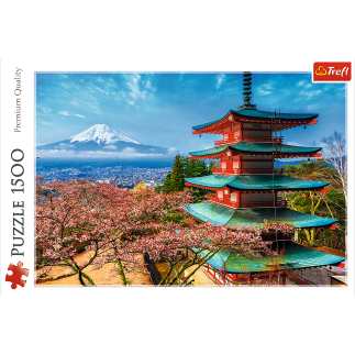 Puzzle - 1500 - góra fudżi / huber trefl 26132