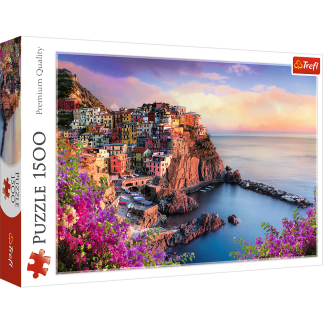 Puzzle - 1500 - widok na miasteczko manarola - 26137