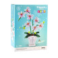 Klocki konstrukcyjne Orchidea Storczyk w doniczce różowo-biała EAN: 5905991074458