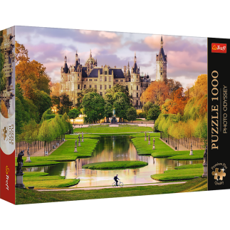 Puzzle- 1000 premium plus zamek w schwerinie, trefl 10814