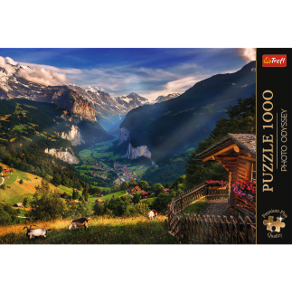 Puzzle - "1000 premium plus" - photo odyssey: lauterbrunnen 10821