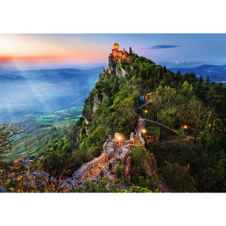 Puzzle "Photo Odyssey - Wieża Cesta, San Marino" EAN: 5900511108224 - 1000 Premium Plus Trefl 10822