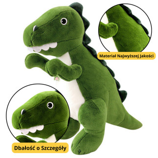 Pluszowa maskotka przytulanka dinozaur zielony 27cm