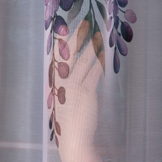 Firanka Żakardowa Wisteria 240cm Biała 001 EAN: 5906450022058