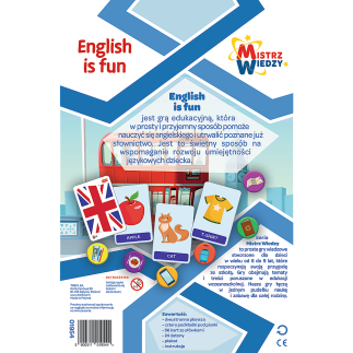Gra dla dzieci "English is Fun" Mistrz Wiedzy - EAN: 5900511019544