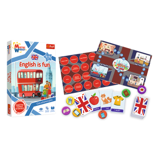 Gra edukacyjna english is fun z serii mistrz wiedzy trefl 01954