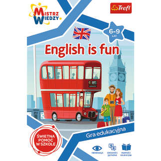 Gra edukacyjna english is fun z serii mistrz wiedzy trefl 01954