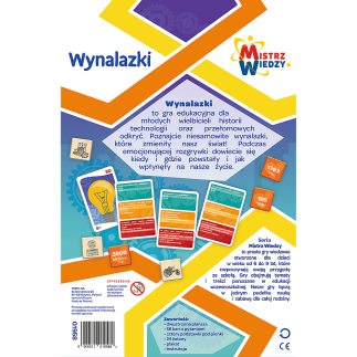 Gra dla dzieci Wynalazki Mistrz Wiedzy Trefl EAN: 5900511019582