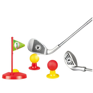 Zestaw golfowy dla dzieci - kije, piłeczki, flagi, podstawki 48el | EAN: 5905991073284