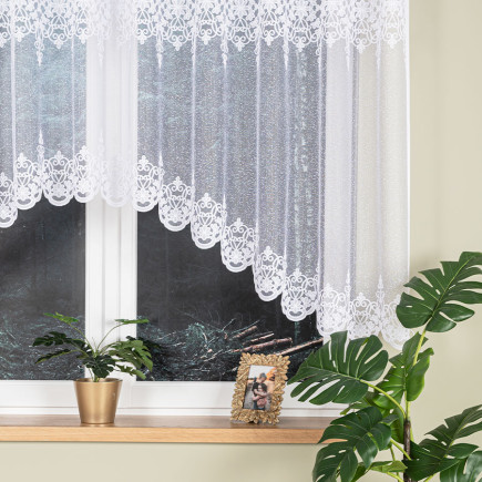 Żaneta Firanka Żakardowa Gotowa 300x135cm Biała EAN: 5907693247338