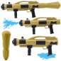 Beżowy pistolet na wodę bazooka z pompą 73 cm, pojemność 1100 ml, EAN: 5905991054931