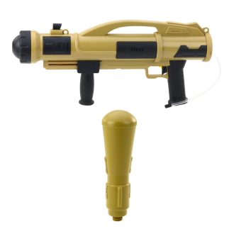 Beżowy pistolet na wodę bazooka z pompą 73 cm, pojemność 1100 ml, EAN: 5905991054931