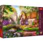Puzzle Premium Plus - Tea Time: Urocza Chatka w Lesie Trefl 10804 (EAN: 5900511108040)