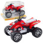 Czerwony Quad Terenowy z Napędem Bieżnikowane Koła 5905991058243