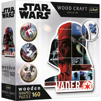 Puzzle drewniane star wars 160 el. darth vader trefl 20190