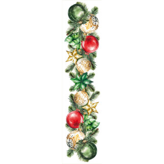 Bombki bieżnik nina wodoodporna, 38x160cm, kolor 009 wielokolorowy