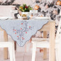 Jarzębinowy blask serweta z haftem 85x85 cm szary EAN: 5906450022348