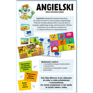 Gra dla dzieci Angielski Mały Odkrywca Trefl 02812 EAN: 5900511028126