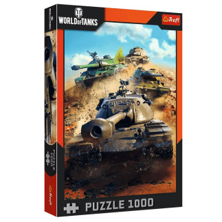 Puzzle - 1000 - world of tanks: czołgi w boju trefl 10943