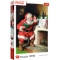 Puzzle Coca-Cola Mikołaj przy kominku 1000 elementów Trefl EAN: 5900511109221