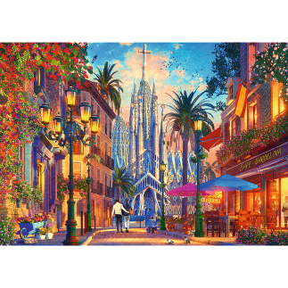 Puzzle Barcelona Trefl 1000 elementów - EAN: 5900511107937