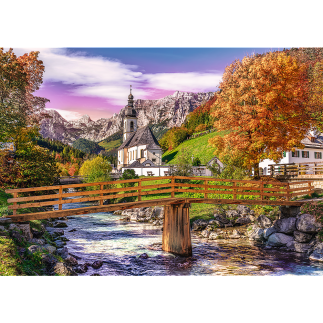 Puzzle Jesienna Bawaria 1000 elementów - EAN: 5900511106237