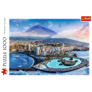 Puzzle - 1000 - widok na teneryfę, hiszpania trefl 10791