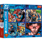 Puzzle - Odwaga Supermana 4x250 - Warner Superman Trefl EAN: 5900511133400