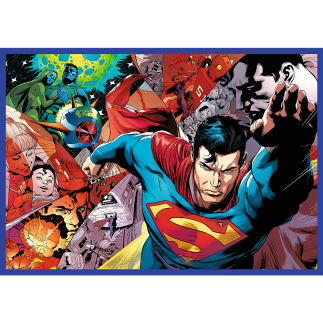Puzzle - Odwaga Supermana 4x250 - Warner Superman Trefl EAN: 5900511133400