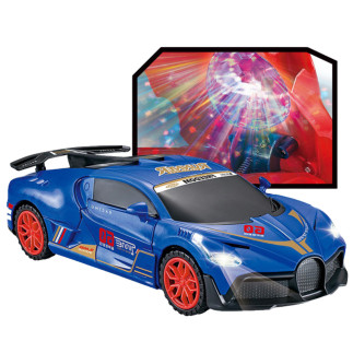 Czujnik przeszkód LED 360° z dźwiękiem niebieski do auto sportowego EAN: 5905991058212