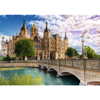 Puzzle "Zamek na Wyspie" - 1000 elementów, EAN: 5900511106695