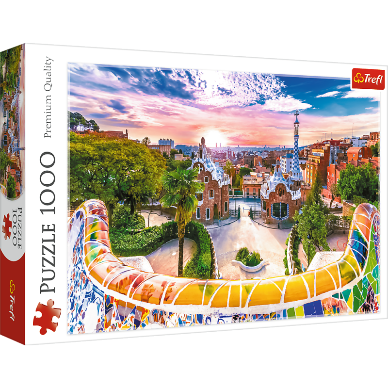 Puzzle 1000 - Zachód Słońca nad Barceloną, Hiszpania EAN: 5900511107111 Puzzle 1000 - Zachód Słońca nad Barceloną, Hiszpania EAN: 5900511107111