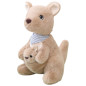 Pluszowa maskotka kangur z młodym 23cm - EAN: 5905991045168