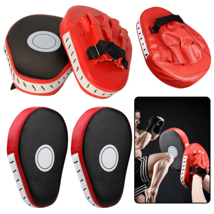 Tarcza Treningowa Rękawica Pad Kickboxing Łapa Trenera Czerwona - EAN: 5905991059813