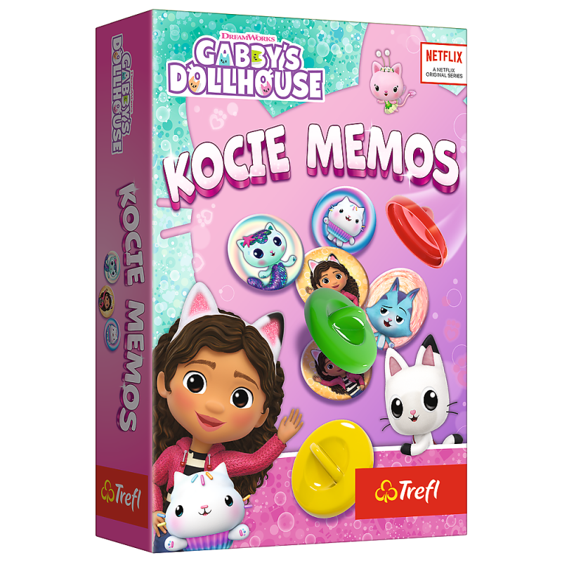 Gra podróżna Kocie Memos - Koci Domek Gabi Trefl EAN: 5900511026887
