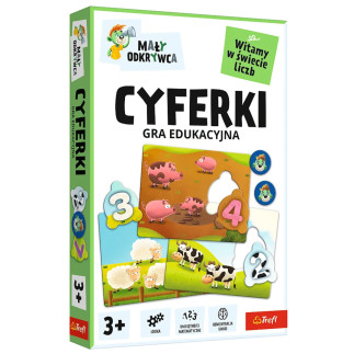 Gra - cyferki mały odkrywca trefl 02810