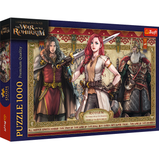 Puzzle - 1000 - władca pierścieni: wojna rohirrimówfsc mix 70% 10937