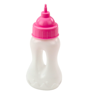 Lalka Bobas z Butelką do Karmienia w Sukience Pudrowy Róż Dźwięki 30cm EAN: 5905991055723