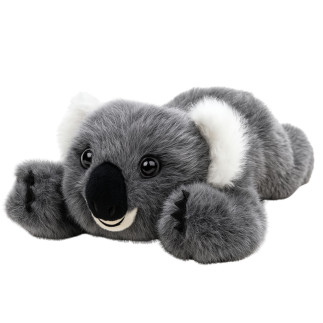 Pluszowa maskotka przytulanka leżący miś koala szary 30cm