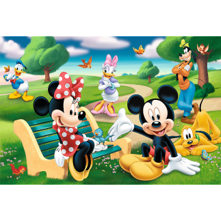 Puzzle 24maxi Myszka Miki w Gronie Przyjaciół - Disney Standard Characters Trefl EAN: 5900511143447