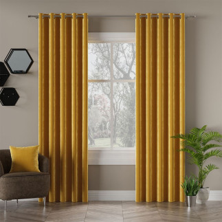 Velvi tkanina dekoracyjna, wysokość 300cm, kolor 019 szafranowy