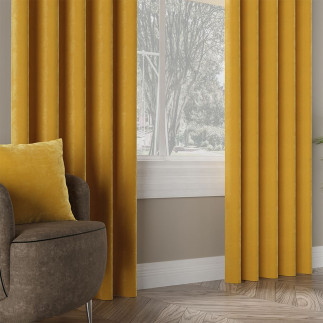 Velvi tkanina dekoracyjna, wysokość 300cm, kolor 019 szafranowy